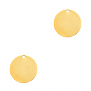 DQ Metall f&uuml;r ImpressArt Anh&auml;nger 10mm Gold (Nickelfrei)