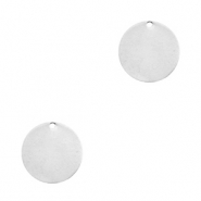 DQ Metall f&uuml;r ImpressArt Anh&auml;nger 10mm Antik silber (Nickelfrei)