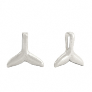 Anh&auml;nger Metall DQ Walschweif Antik silber (Nickelfrei)