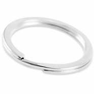 Zubeh&ouml;r Metall DQ Schl&uuml;ssel Anh&auml;nger Ring 35mm Antik silber (Nickelfrei)