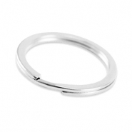 Zubeh&ouml;r Metall DQ Schl&uuml;ssel Anh&auml;nger Ring 25mm Antik silber (Nickelfrei)