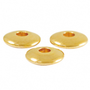 Perle Metall DQ Disc 6mm Gold (Nickelfrei)