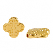 Perle Metall DQ Kreuz 11mm Gold (Nickelfrei)