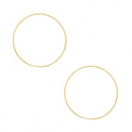 Zubeh&ouml;r Metall DQ Ring 10mm Gold (Nickelfrei)