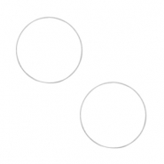 Zubeh&ouml;r Metall DQ Ring 10mm Antik silber (Nickelfrei)