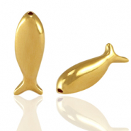 Perle Metall DQ fish Gold (Nickelfrei)