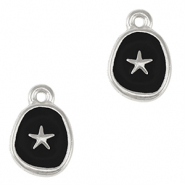 Anh&auml;nger Metall DQ Starfish Antik silber-black (Nickelfrei)