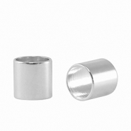 Perlen Metall DQ Tube &Oslash;5mm Antik Silber (Nickelfrei)