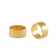 Perlen Metall DQ Tube &Oslash;5mm Gold (Nickelfrei)