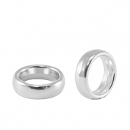 Zubeh&ouml;r Metall DQ Ring 8mm Antik Silber (Nickelfrei)
