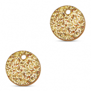 Statement-Anh&auml;nger 12mm Glitter light gold