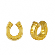 Perle Metall DQ Hufeisen Gold (Nickelfrei)