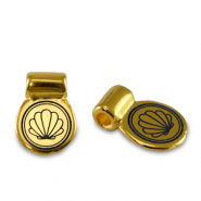 Schieber Metall DQ Shell Gold (Nickelfrei)