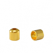 Endkappen Metall DQ &Oslash;3.2mm Gold (Nickelfrei)