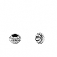 Perle Metall DQ Spacer Bali Ring 6mm Antik silber (Nickelfrei)