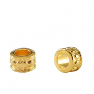 Perle Metall DQ Tubes Gold (Nickelfrei)