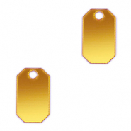 Statement-Anh&auml;nger Octagon Metallic yellow