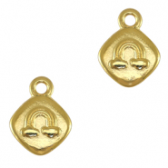 Anh&auml;nger Metall DQ Rainbow Gold (Nickelfrei)