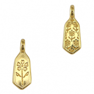Anh&auml;nger Metall DQ Flower Gold (Nickelfrei)