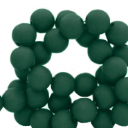 6 mm Perlen aus Acryl Dark green