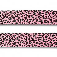 Bandana Leopard Pink-black