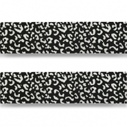Bandana Leopard Black-white