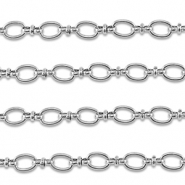 Zubeh&ouml;r aus Stainless Steel - Rostfreiem Stahl Gliederkette Oval Silver