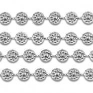 Zubeh&ouml;r aus Stainless Steel - Rostfreiem Stahl Gliederkette Round Silver