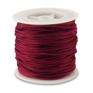 Trendy Kordel 2mm Dark red