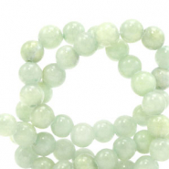 4 mm Perlen Naturstein Ice green
