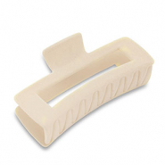 Haarschmuck Haarklemme Samt-Optik Off white