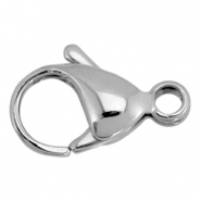 Rostfrei Stahl Zubeh&ouml;r Karabiner Verschluss stainless steel 10mm Silber 
