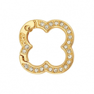 Farbiges Zubeh&ouml;r F&uuml;r Schl&uuml;ssel Anh&auml;nger Flower Gold