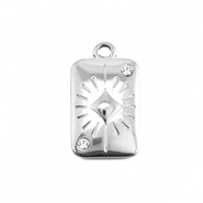 BY31&reg; Anh&auml;nger aus Stainless Steel - Rostfreiem Stahl Card Diamond Silver
