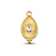 BY31&reg; Anh&auml;nger aus Stainless Steel - Rostfreiem Stahl Drop Gold-crystal