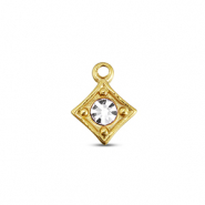 BY31&reg; Anh&auml;nger aus Stainless Steel - Rostfreiem Stahl Rhombus Gold-crystal