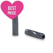 Rocailles Perlen Glas Spezial R&ouml;hrchen twist Midnight blue