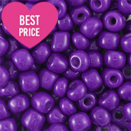 Rocailles Perlen Glas 12/0 (2mm) Dark purple