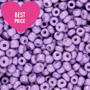 Rocailles Perlen Glas 8/0 (3mm) Paisley purple