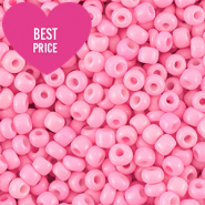 Rocailles Perlen Glas 8/0 (3mm) Pretty pink