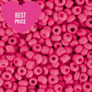 Rocailles Perlen Glas 8/0 (3mm) Tulip pink