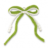 Statement-Anh&auml;nger Double Bow White-green