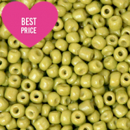 Rocailles Perlen Glas 12/0 (2mm) Origano green