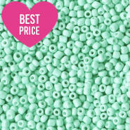 Rocailles Perlen Glas 12/0 (2mm) Mint turquoise