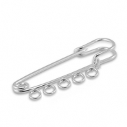 Zubeh&ouml;r Metall Ornamental Pin mit 5 &Ouml;sen Silver