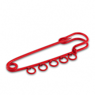 Farbiges Zubeh&ouml;r Ornamental Pin mit 5 &Ouml;sen Red