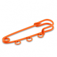Farbiges Zubeh&ouml;r Ornamental Pin mit 3 &Ouml;sen Orange