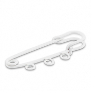 Farbiges Zubeh&ouml;r Ornamental Pin mit 3 &Ouml;sen White