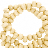 Holz Perlen 6mm rund Nature Holz-natural brown