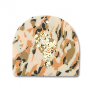 Anh&auml;nger Polymer Brown-pink-white-gold